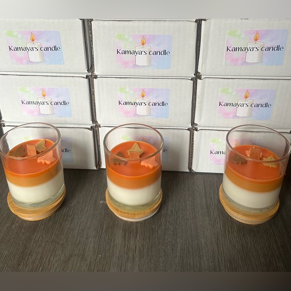 10oz pumpkin caramell cupcakes candles - Picture 3 of 4